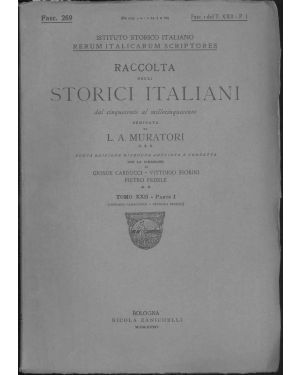 Tristano Caracciolo - Opuscoli storici editi e inediti. Opera completa. Rerum Italicarum scriptores