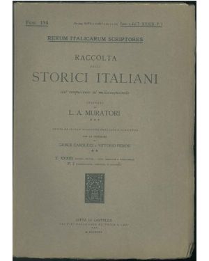  Della historia di Bologna. Parte prima. Fasc. 2 del Tomo XXXIII, P I. Rerum italicarum scriptores