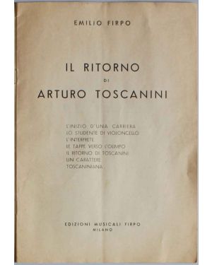 Il ritorno di Arturo Toscanini