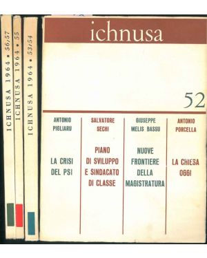 Ichnusa. Annata completa 1964, dal n° 52 al n° 57.