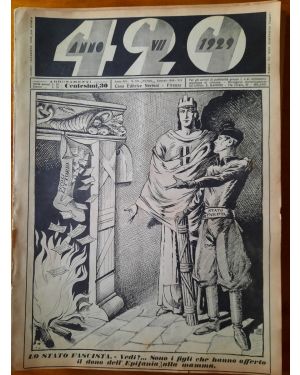 Il 420. (Settimanale politico-satirico fondato da Giuseppe Nerbini). Anno XV, 1929. 