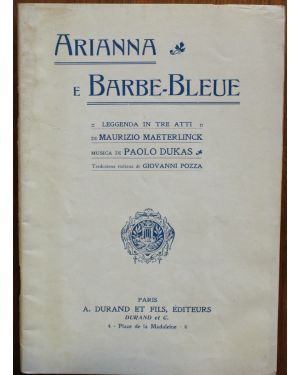 Arianna e Barbe-Bleue. Leggenda in tre atti 