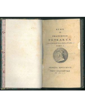Rime. Giusta l'edizione del Parnaso Italiano del 1784. Opera in 2 volumi in 1 solo tomo.