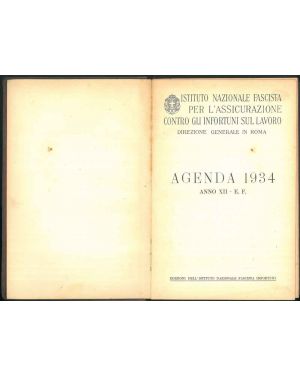 Agenda 1934 Anno XII - E.F.