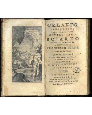 Orlando innamorato. Quarta edizione accresciuta degli argomenti a ciascun canto del signor G.A. Rovigno.
