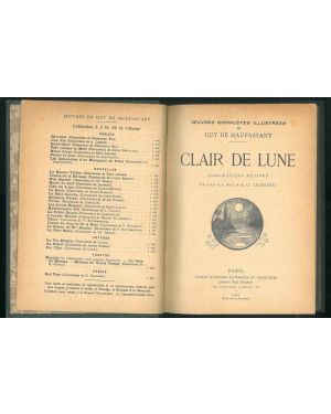 Ouvres completes illustrees - Clair de lune. Dessins de Lucien Metivet, graves sur bois par G. Lemoine.