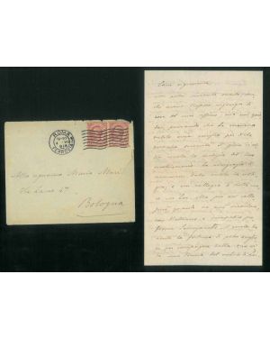 Lettera di quattro facciate alla Signorina Maria Mari. Roma 4 Giugno 1918