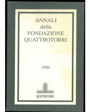 Annali della Fondazione Quattrotorri 1994.