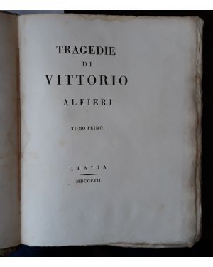 Tragedie di Vittorio Alfieri. Tomo primo. Filippo, Polinice, Antigone
