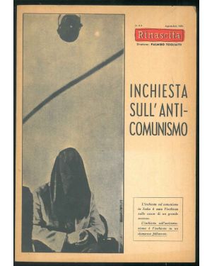 Rinascita. Inchiesta sull'anticomunismo. Agosto-sett. 1954. Anno XI - N. 8-9.