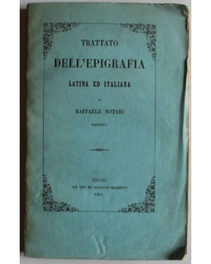 Trattato dell'epigrafia latina ed italiana