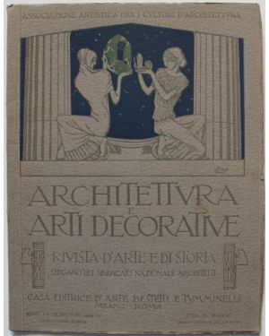 Architettura e arti decorative. Rivista di arte e di storia. Fasc. ix. maggio 1928.  Direttore: G. Giovannoni e M. Piacentini.