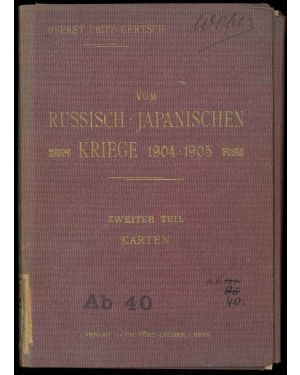 Vom Russisch-Japanischen kriege 1904/1905. Zweiter Teil.