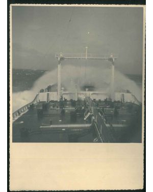 Veedol S/S, fotografia originale della superpetroliera in mare