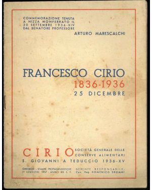 Franesco Cirio 1836-1936 25 Dicembre. 