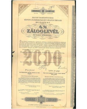 Obligazione di 2000 corone ungheresi