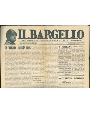 Il Bargello. Foglio d'ordini della federazione fiorentina dei fasci di combattimento. anno X, 30 gennaio 1938-XV