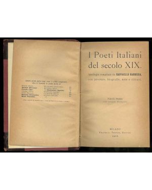 I poeti italiani del secolo XIX. Parte prima.