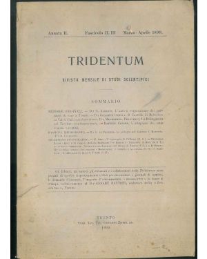 Tridentum. Rivista mensile di studi scientifici. Annata II. Fascicolo II.III. Marzo-Aprile 1899.