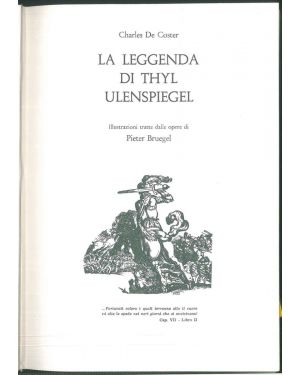 La leggenda di Thyl Ulenspiegel. Illustrazioni tratte dalle opere di Pieter Bruegel. Introduzione di Mario Alicata. Traduzione di Umberto Fracchia.