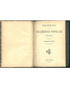 Bibliografia delle tradizioni popolare d'Italia con tre indici speciali.