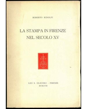La stampa in Firenze nel secolo XV.