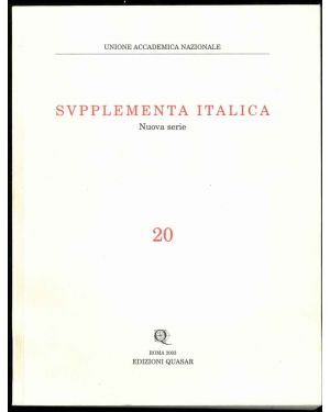 Supplementa italica. Nuova serie n. 20. Venusia.