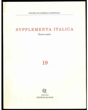 Supplementa italica. Nuova serie n. 19. Umbria - Liguria - Transpadana. 