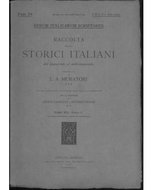 Sozomeni Pistoriensis presbyteri Chronicon Universale (1411-1455). erum Italicorum Scriptores