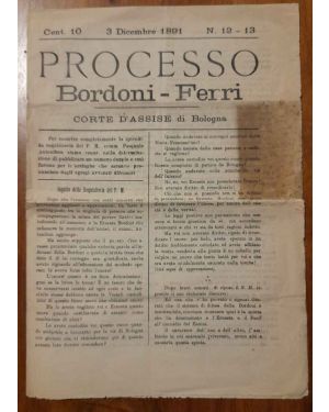 Processo Bordoni - Ferri. Corte d'Assise di Bologna