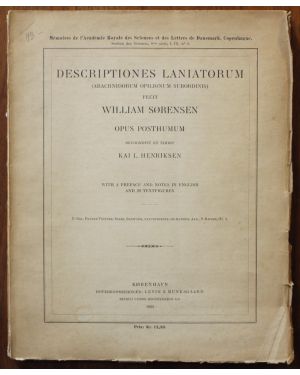 Descriptiones laniatorum (arachnidorum opilionum subordinis)