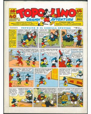 Topolino 1938-1,2,3,4. Grandi ristampe. Annata completa.