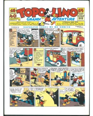 Topolino 1939-1,2,3,4. Grandi ristampe. Annata completa.