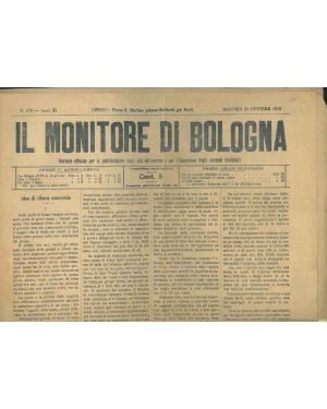 Monitore di Bologna. 25 ottobre 1870. Anno xi, n. 286