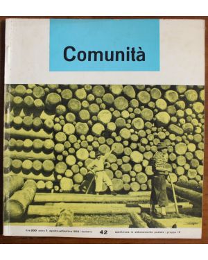 Comunità. Rivista mensile del movimento Comunità fondata da Adriano Olivetti. Anno X, N. 42, agosto-settembre 1956
