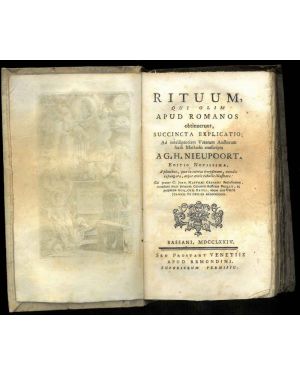 Rituum, qui olim apud Romanos abtinuerunt, succinta explicatio; ad intelligentiam veterum auctorum facili methodo conscripta  a G.H. Nieupoort.