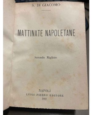 Mattinate napoletane. - Versi (1891-1893).