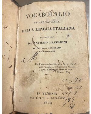 Vocabolario usuale tascabile della lingua italiana.